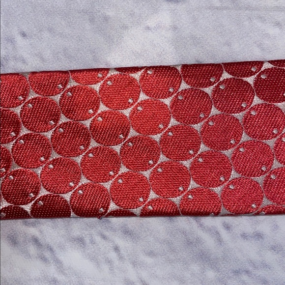 J. Crew Silk Belt D Ring Pink & White Dot Pattern Size S/M - Picture 6 of 7